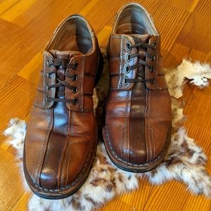 Men's Clark's Brown Leather Lace-up Oxford